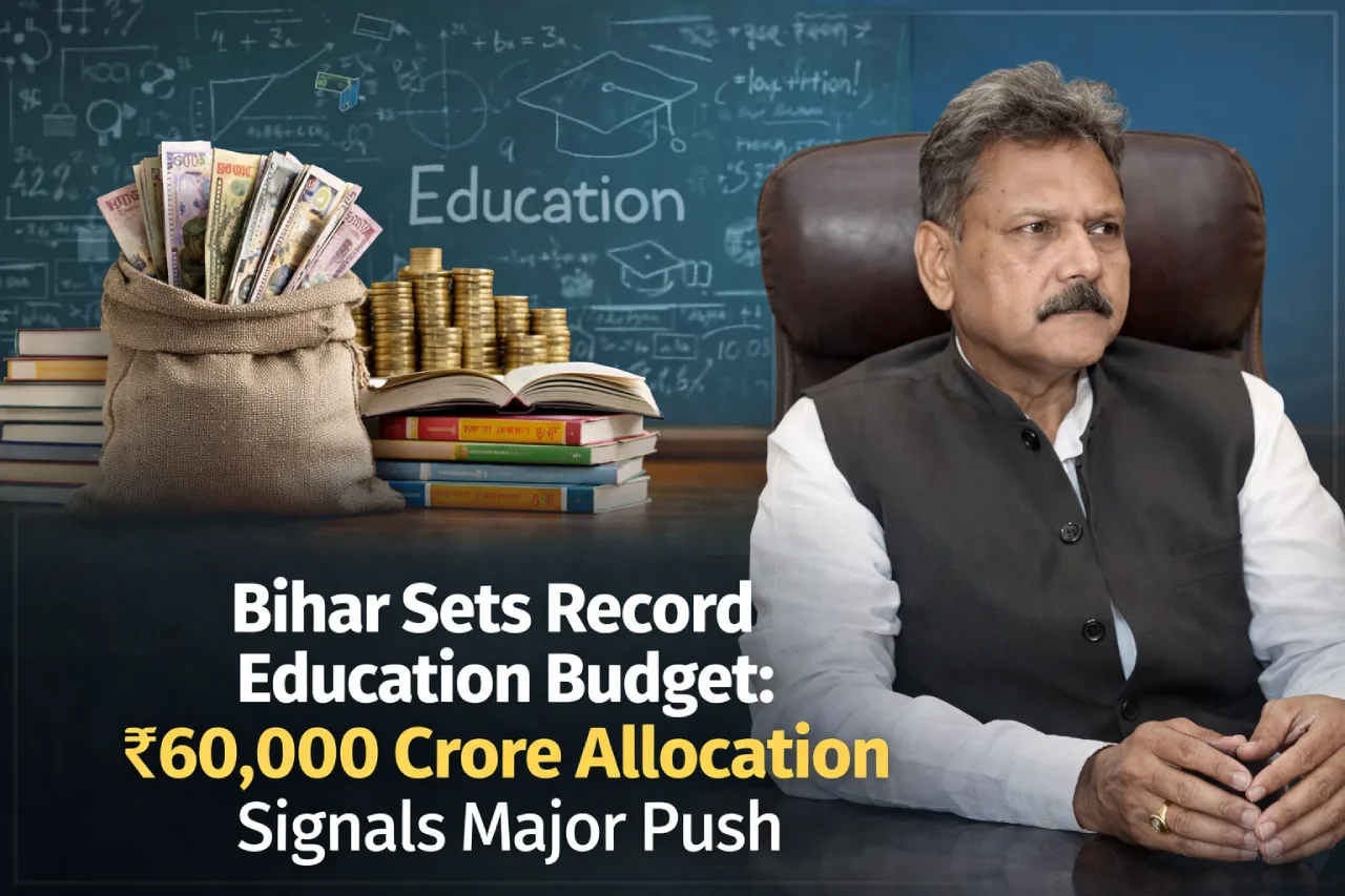 Bihar Sets Record Education Budget: ₹60,000 Crore Allocation Signals Major Push