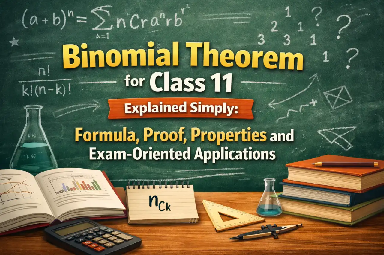 Binomial Theorem for Class 11 Explained Simply: Formula, Proof, Properties and Exam-Oriented Applications