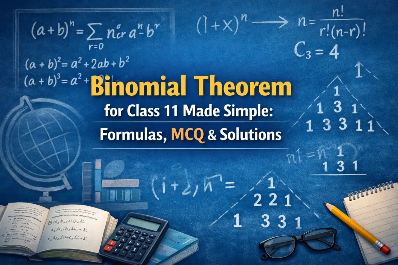 Binomial Theorem for Class 11 Made Simple: Formulas, MCQ & Solutions