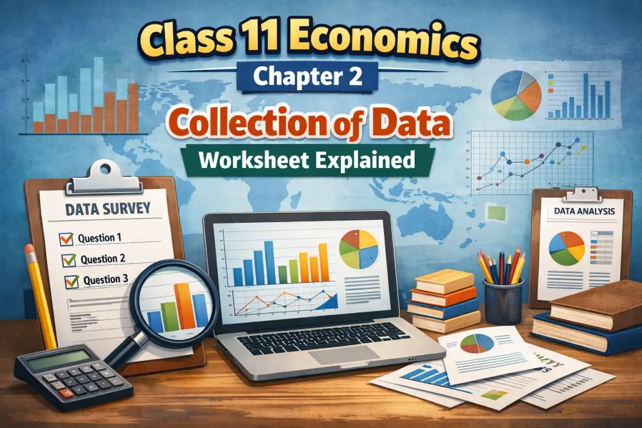 Class 11 Economics Chapter 2 Collection of Data Worksheet Explained