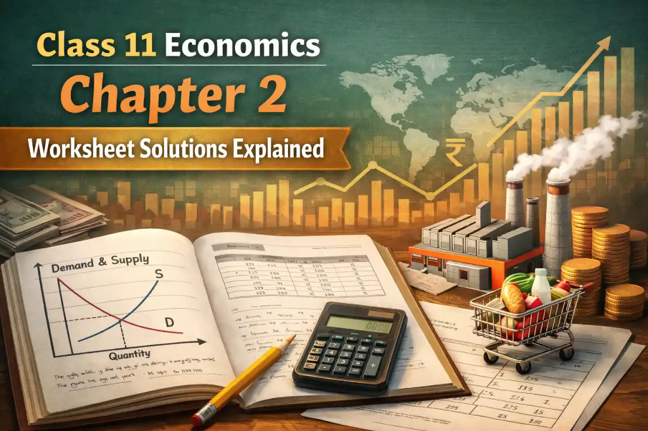 Class 11 Economics Chapter 2 Worksheet Solutions Explained