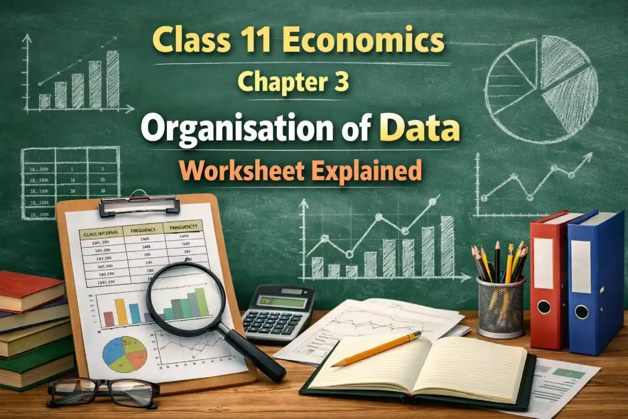 Class 11 Economics Chapter 3 Organisation of Data Worksheet Explained