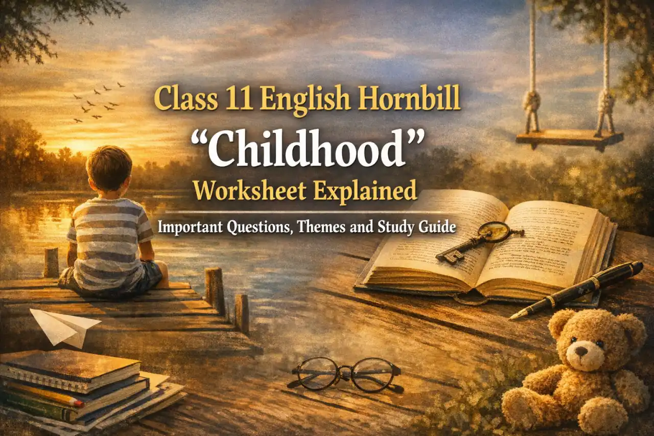 Class 11 English Hornbill “Childhood” Worksheet Explained: Important Questions, Themes and Study Guide