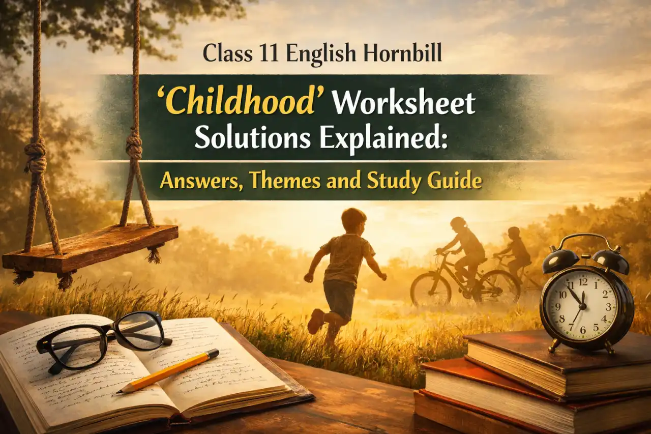 Class 11 English Hornbill “Childhood” Worksheet Solutions Explained: Answers, Themes and Study Guide