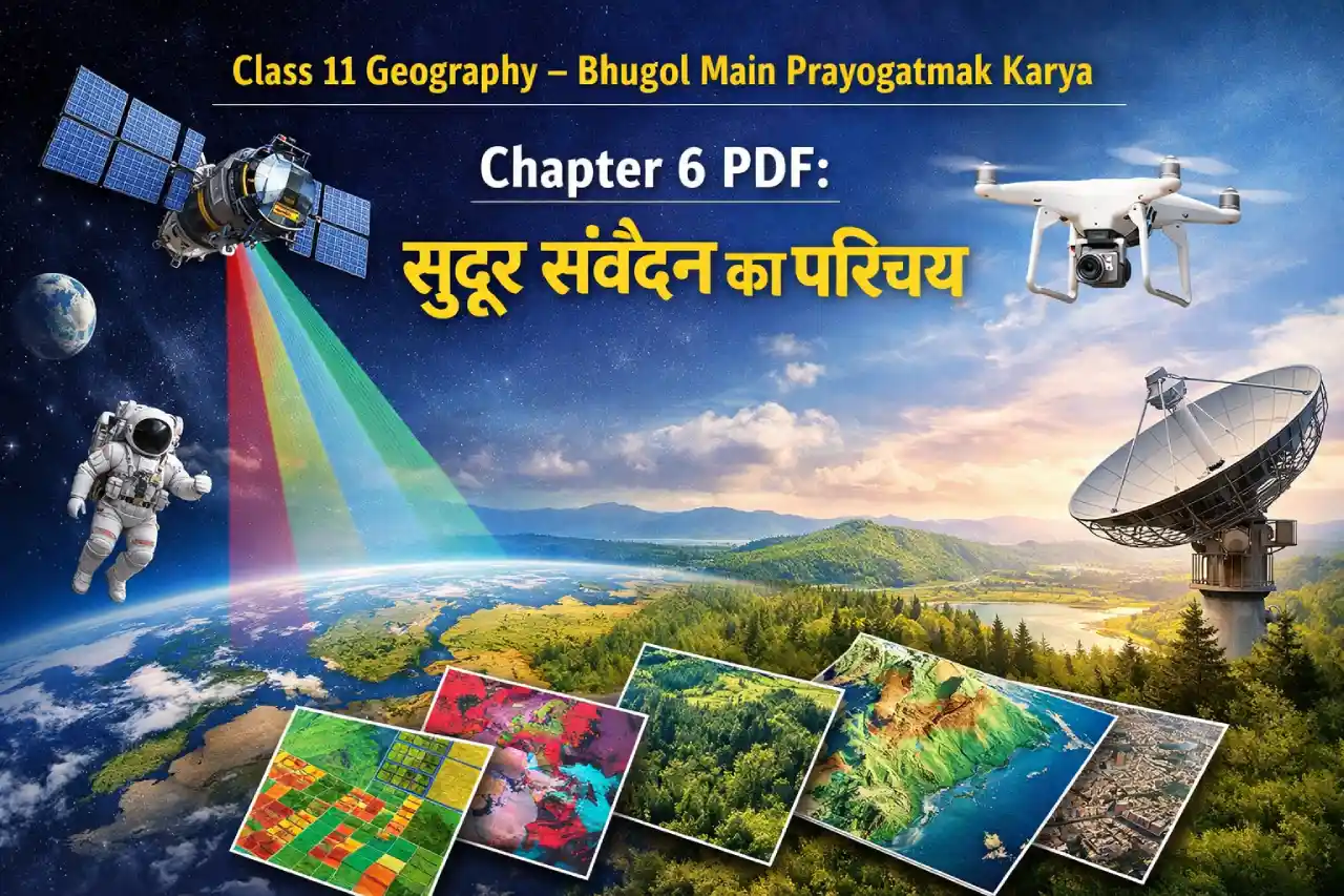 Class 11 Geography – Bhugol Main Prayogatmak Karya Chapter 6 PDF: सुदूर संवेदन का परिचय