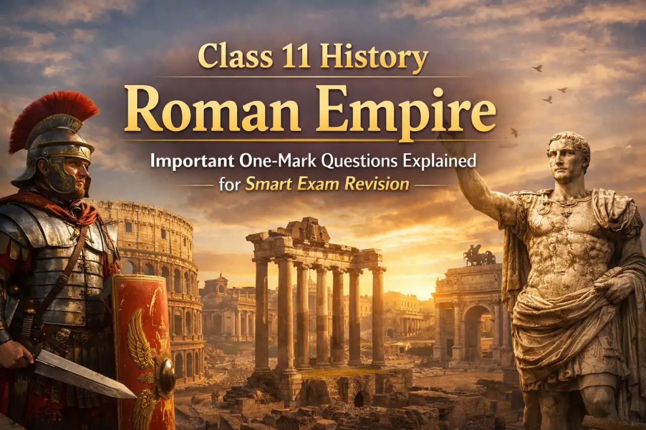 Class 11 History Roman Empire Important One-Mark Questions Explained for Smart Exam Revision