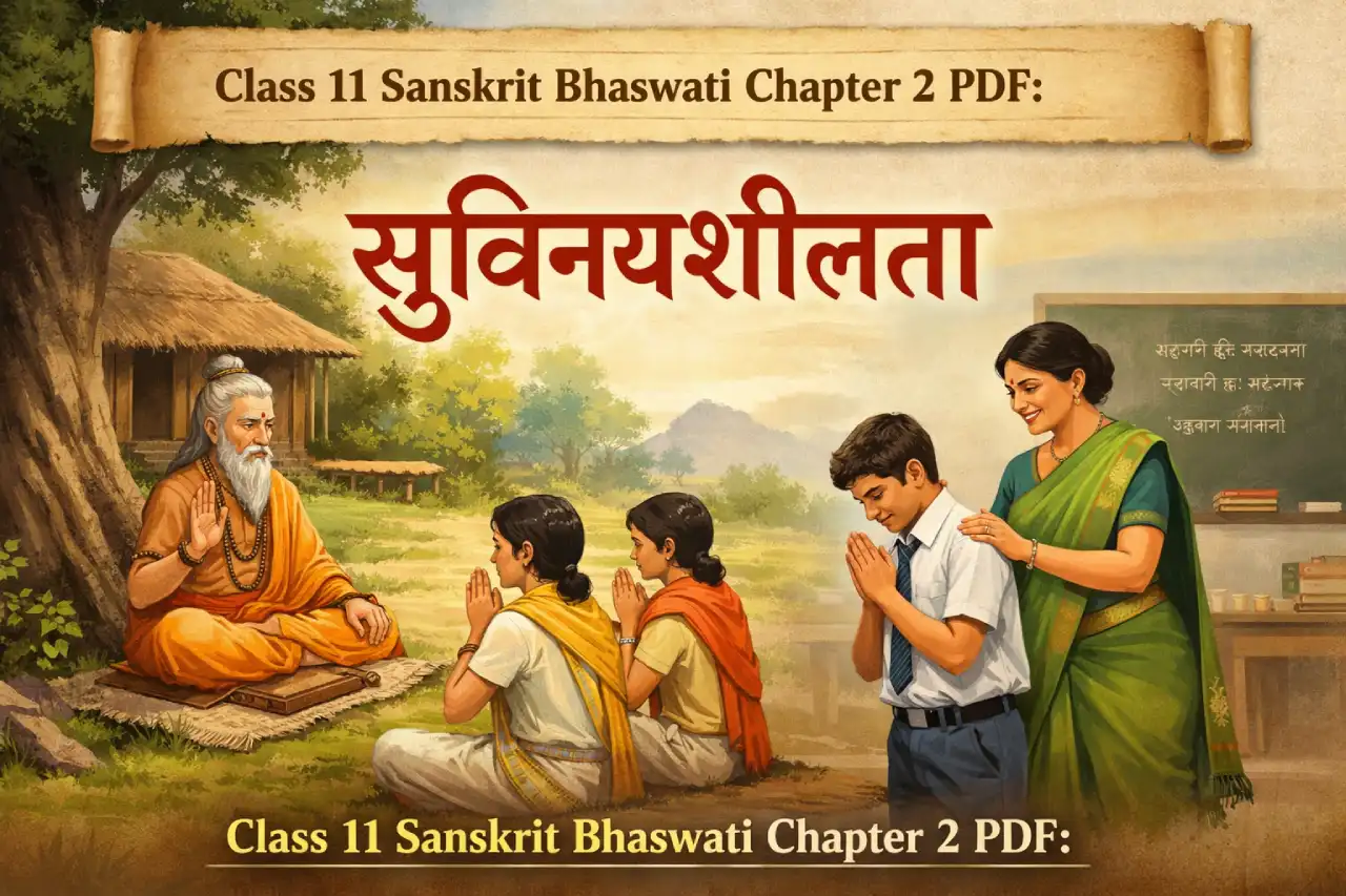 Class 11 Sanskrit Bhaswati Chapter 2 PDF: सुविनयशीलता
