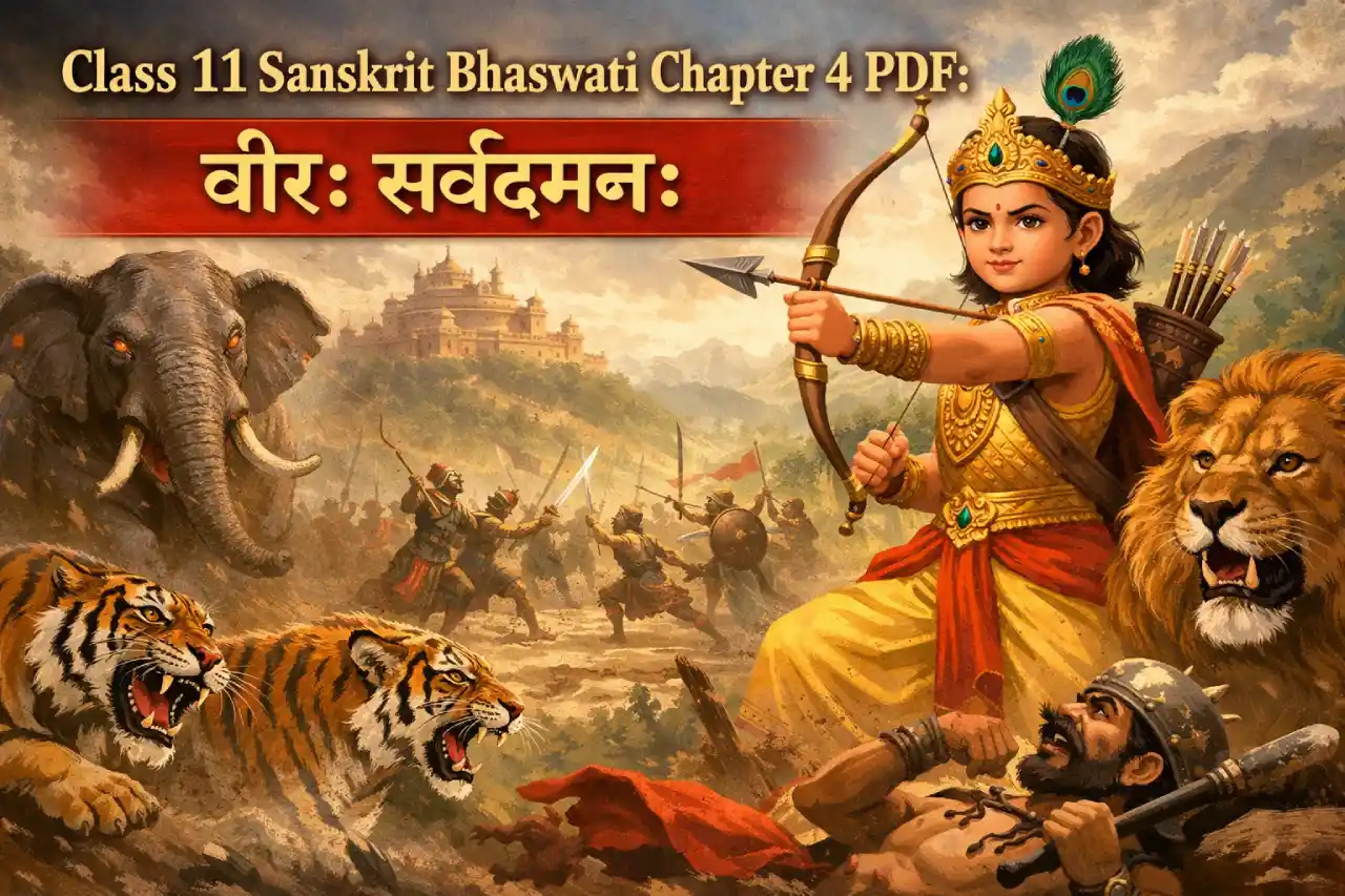 Class 11 Sanskrit Bhaswati Chapter 4 PDF: वीरः सर्वदमनः