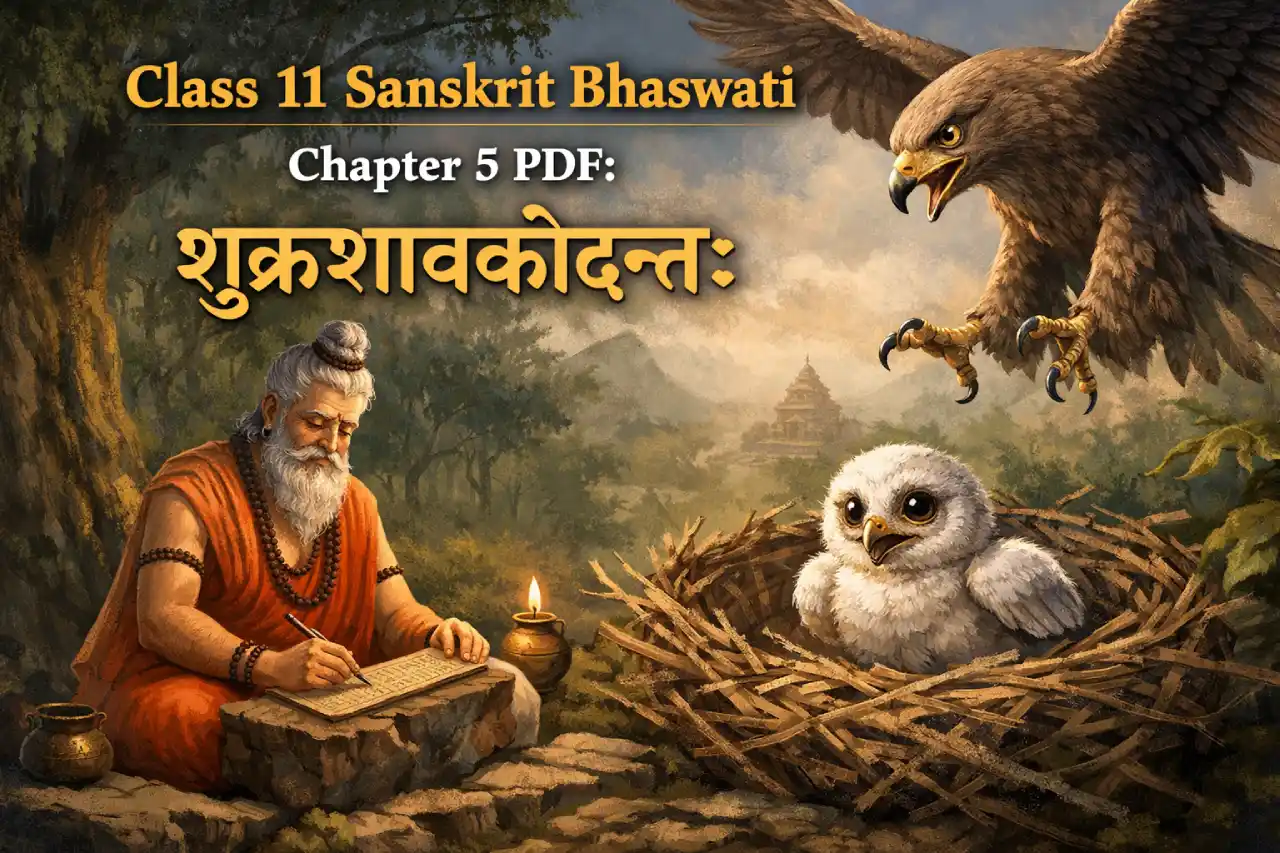 Class 11 Sanskrit Bhaswati Chapter 5 PDF: शुक्रशावकोदन्तः