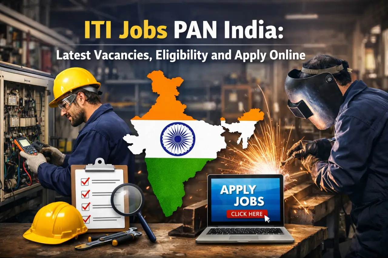 ITI Jobs PAN India: Latest Vacancies, Eligibility and Apply Online