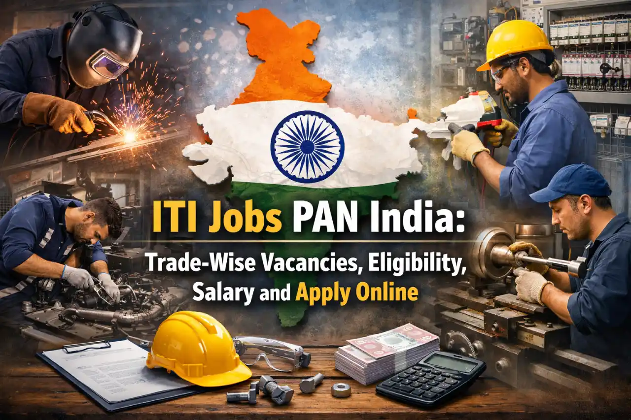 ITI Jobs PAN India: Trade-Wise Vacancies, Eligibility, Salary and Apply Online