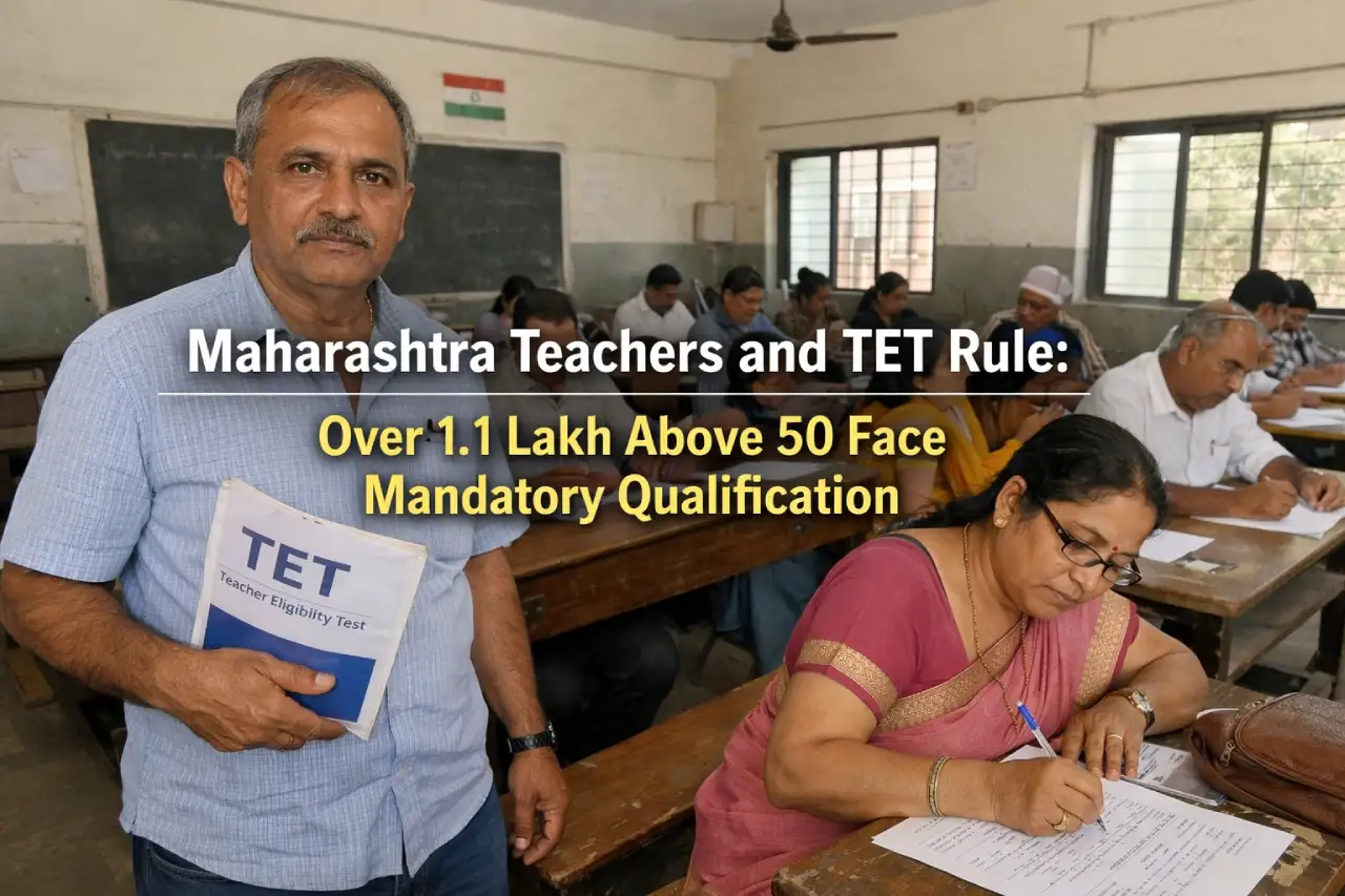 Maharashtra Teachers and TET Rule: Over 1.1 Lakh Above 50 Face Mandatory Qualification