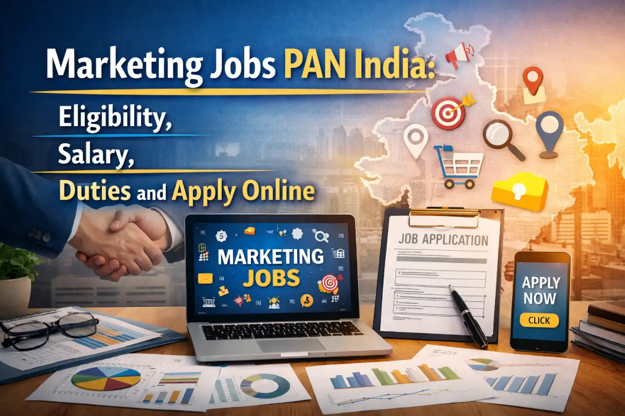 Marketing Jobs PAN India: Eligibility, Salary, Duties and Apply Online