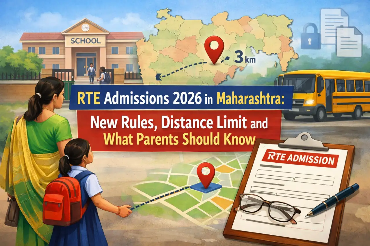RTE Admissions 2026 in Maharashtra: New Rules, Distance Limit and What Parents Should Know