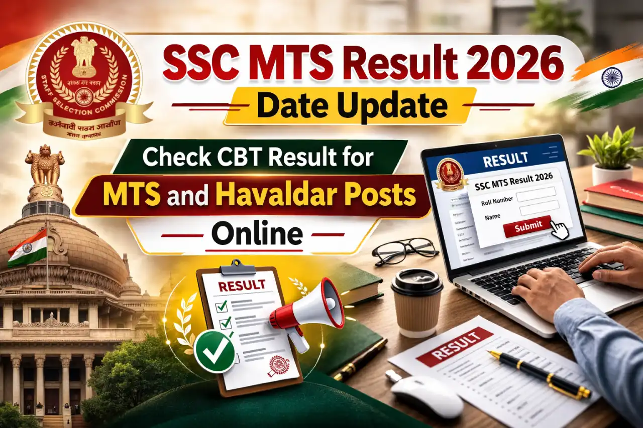 SSC MTS Result 2026 Date Update Check CBT Result for MTS and Havaldar Posts Online