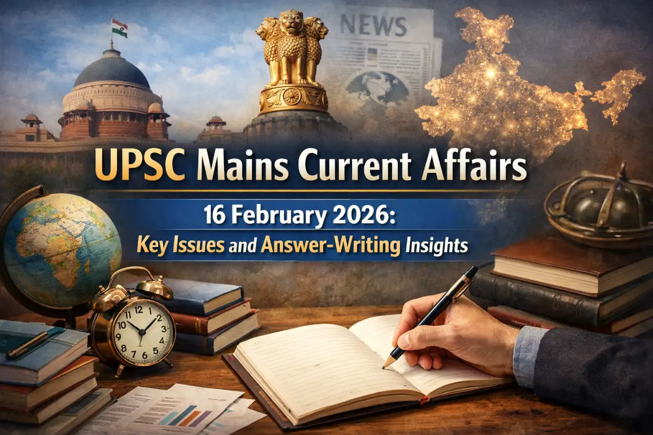 UPSC Mains Current Affairs 16 February 2026: Key Issues and Answer-Writing Insights