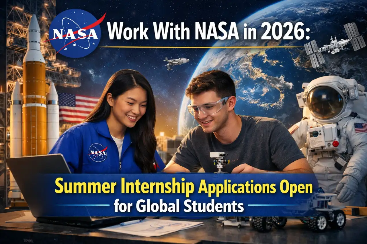 Work With NASA in 2026: Summer Internship Applications Open for Global Students