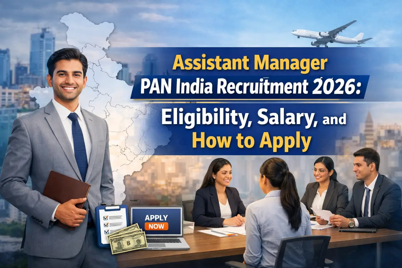 Assistant Manager PAN India Recruitment 2026: Eligibility, Salary, and How to Apply