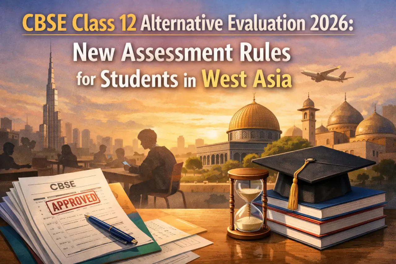 CBSE Class 12 Alternative Evaluation 2026: New Assessment Rules for Students in West Asia