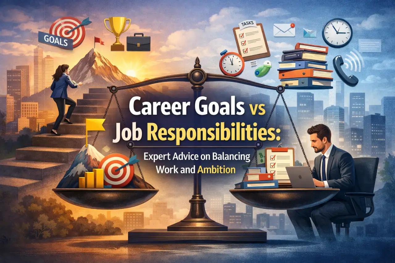 Career Goals vs Job Responsibilities: Expert Advice on Balancing Work and Ambition