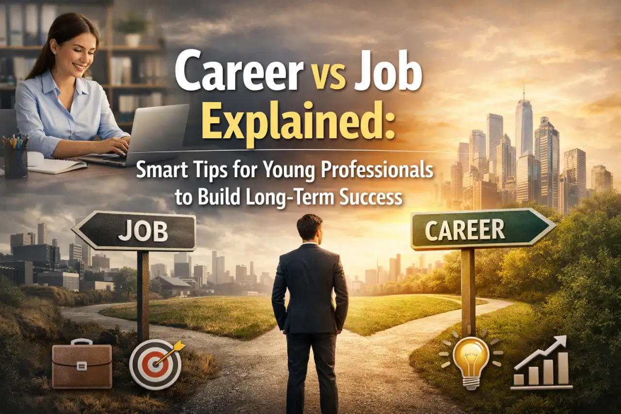 Career vs Job Explained: Smart Tips for Young Professionals to Build Long-Term Success