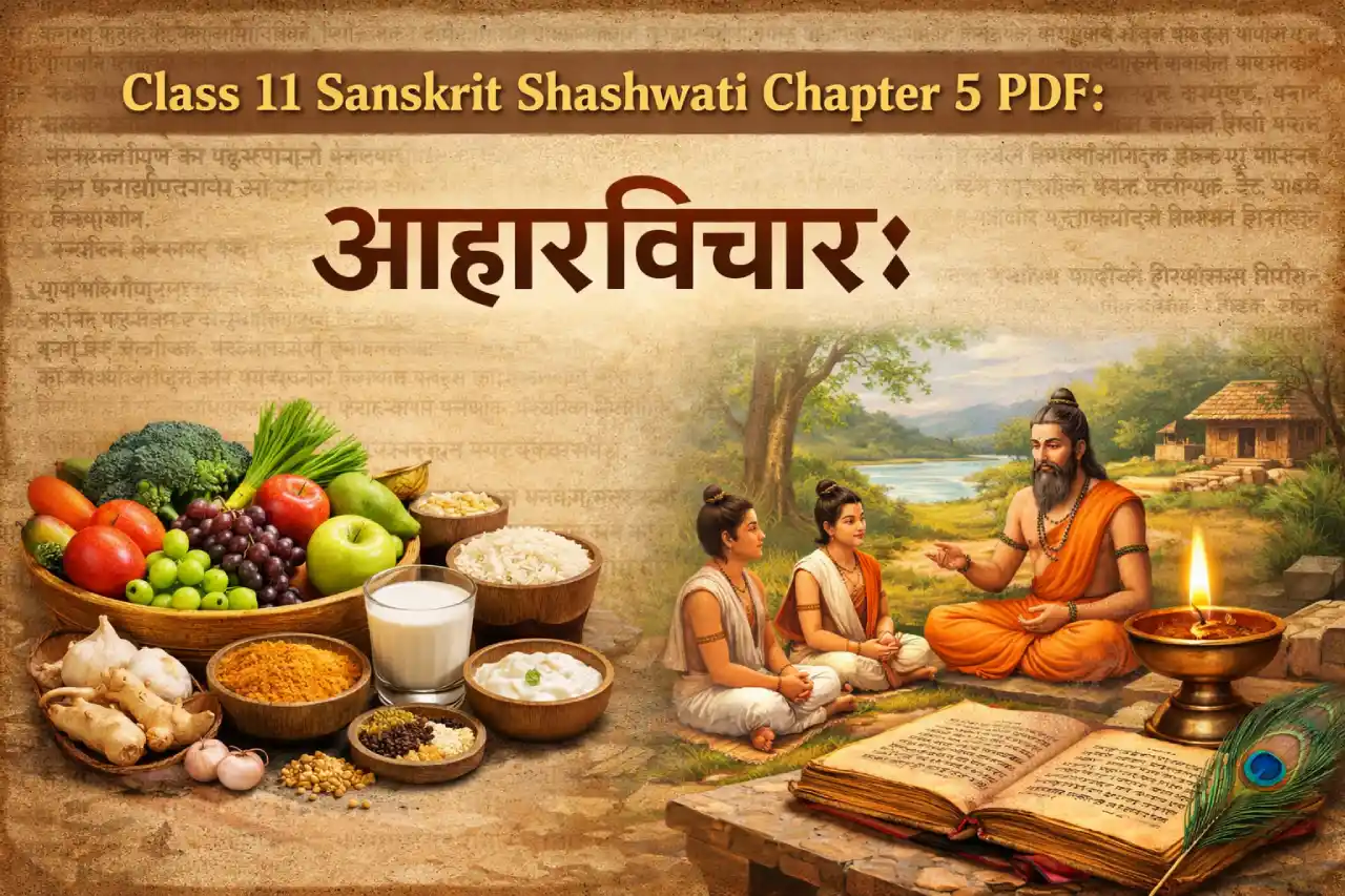 Class 11 Sanskrit Shashwati Chapter 5 PDF: आहारविचारः