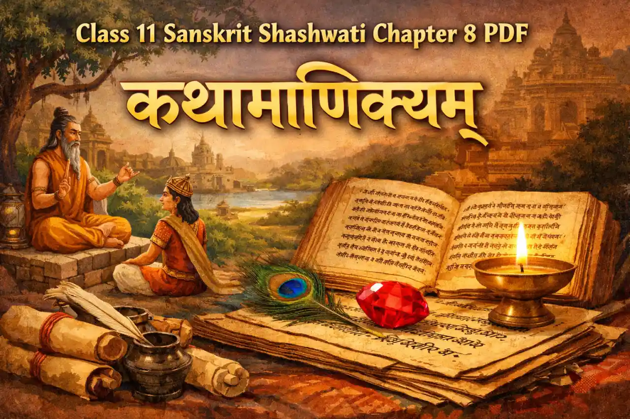 Class 11 Sanskrit Shashwati Chapter 8 PDF: कथामाणिक्यम्