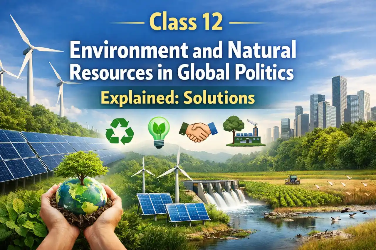 Class 12 Environment and Natural Resources in Global Politics Explained: Soulutions