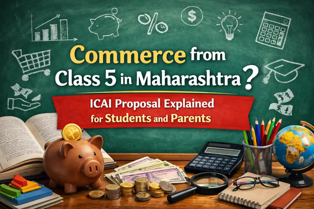 Commerce from Class 5 in Maharashtra? ICAI Proposal Explained for Students and Parents