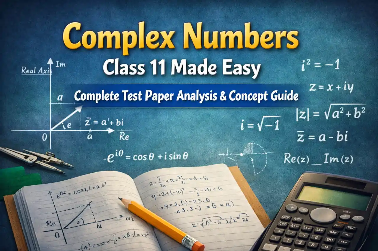 Complex Numbers Class 11 Made Easy – Complete Test Paper Analysis and Concept Guide