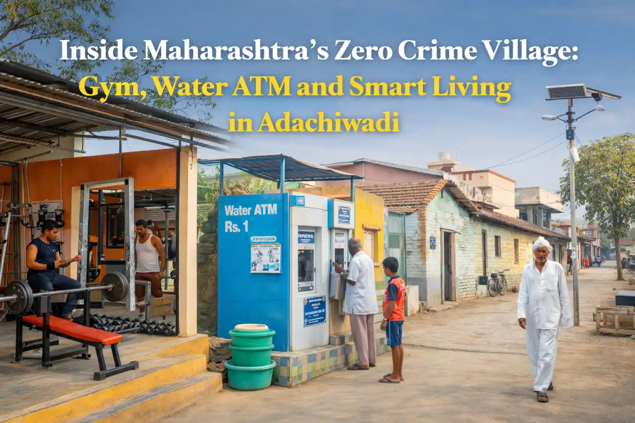 Inside Maharashtra’s Zero Crime Village: Gym, Water ATM and Smart Living in Adachiwadi
