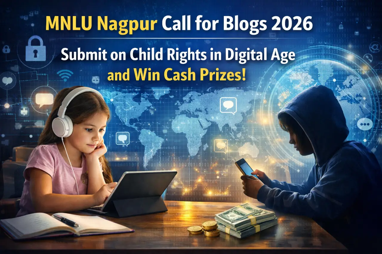 MNLU Nagpur Call for Blogs 2026: Submit on Child Rights in Digital Age and Win Cash Prizes