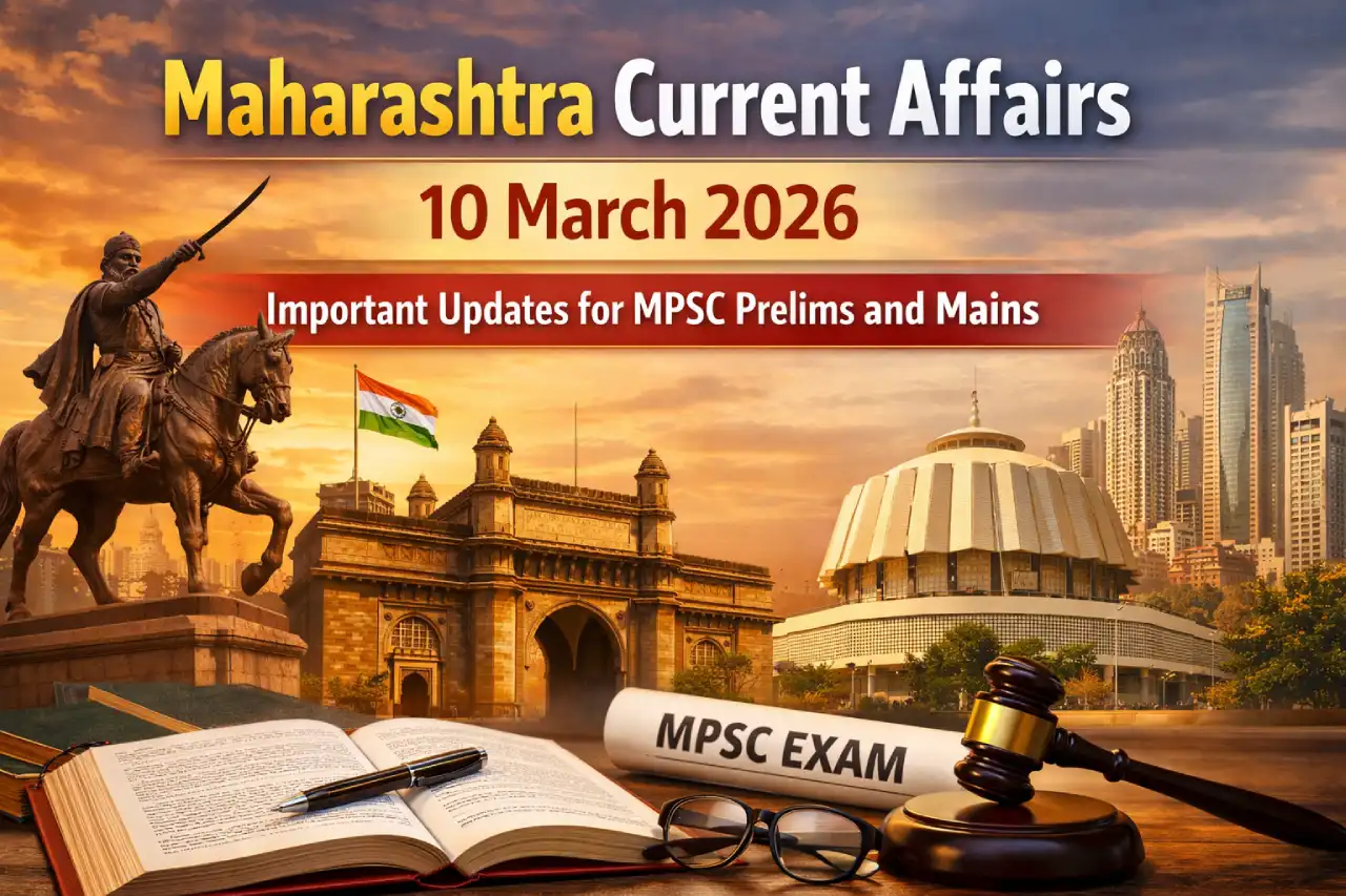 Maharashtra Current Affairs 10 March 2026: Important Updates for MPSC Prelims and Mains