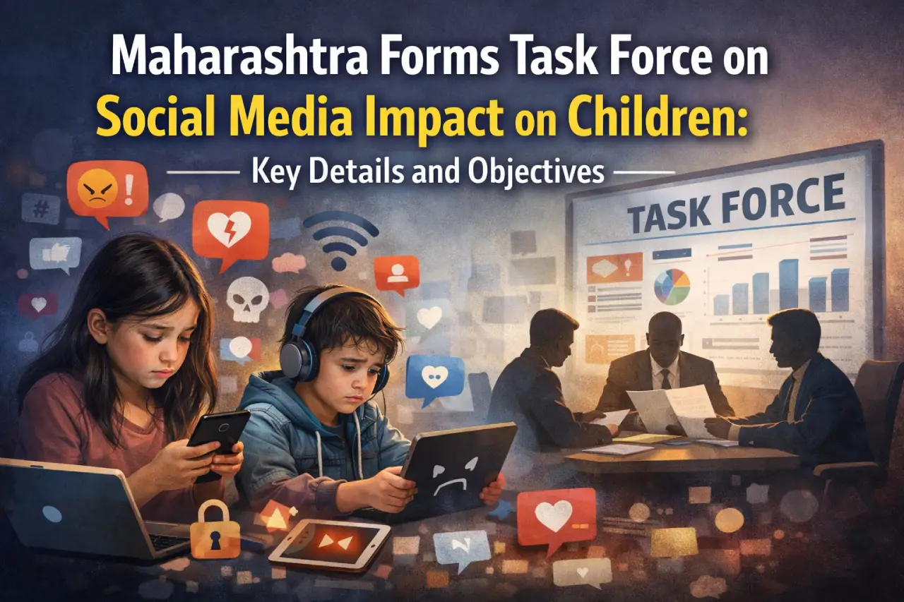 Maharashtra Forms Task Force on Social Media Impact on Children: Key Details and Objectives