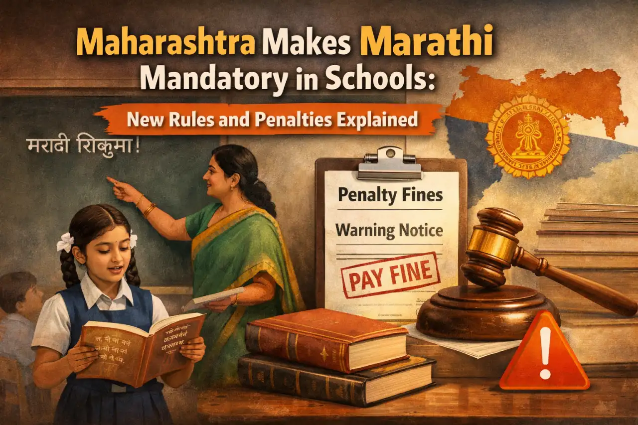 Maharashtra Makes Marathi Mandatory in Schools: New Rules and Penalties Explained