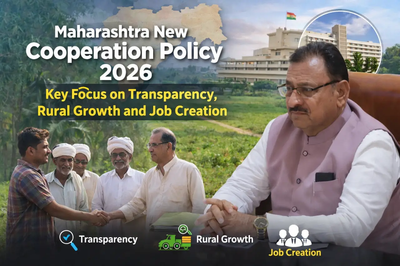 Maharashtra New Cooperation Policy 2026: Key Focus on Transparency, Rural Growth and Job Creation