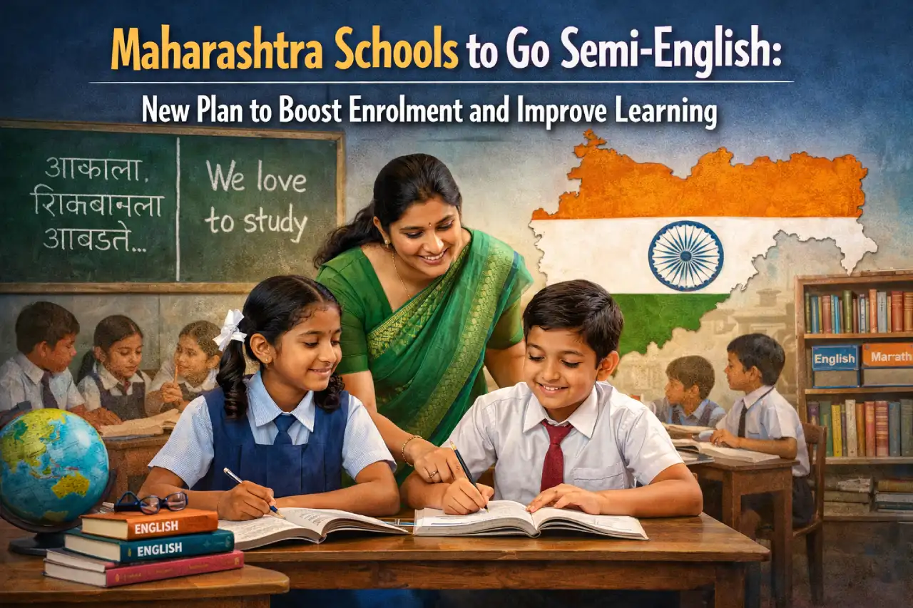 Maharashtra Schools to Go Semi-English: New Plan to Boost Enrolment and Improve Learning