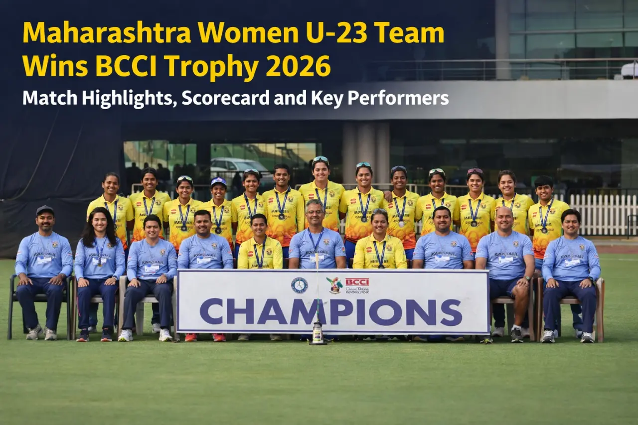 Maharashtra Women U-23 Team Wins BCCI Trophy 2026: Match Highlights, Scorecard and Key Performers