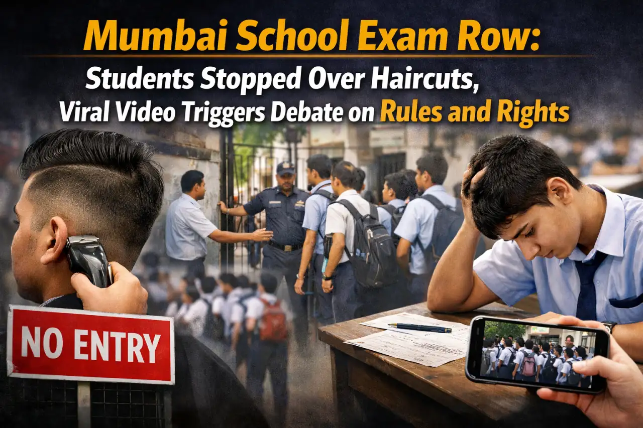 Mumbai School Exam Row: Students Stopped Over Haircuts, Viral Video Triggers Debate on Rules and Rights