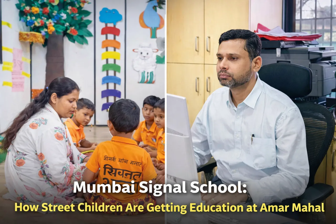 Mumbai Signal School: How Street Children Are Getting Education at Amar Mahal Junction
