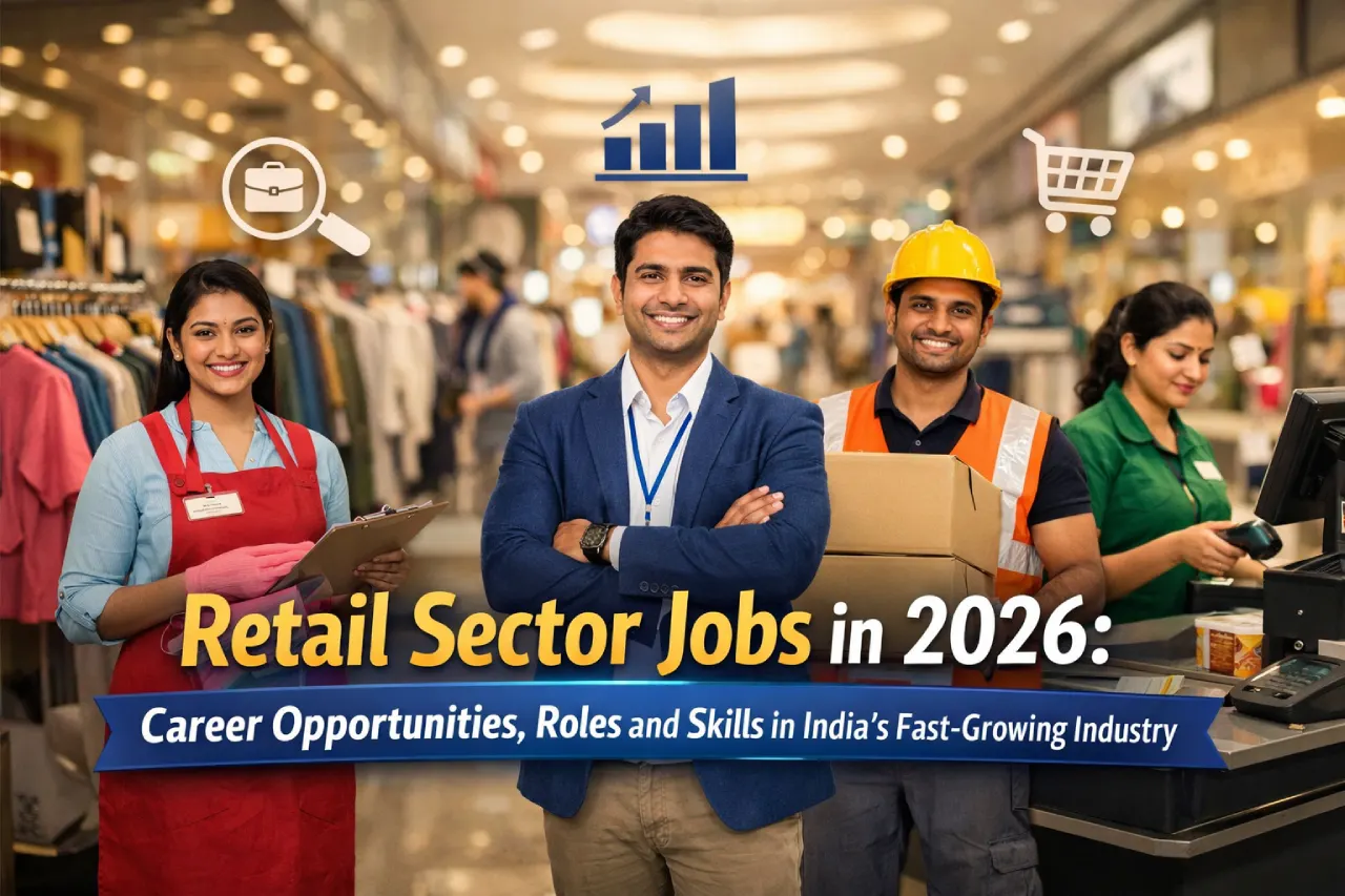 Retail Sector Jobs in 2026: Career Opportunities, Roles and Skills in India’s Fast-Growing Industry