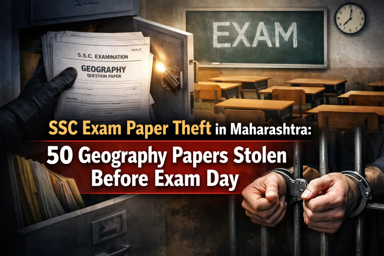 SSC Exam Paper Theft in Maharashtra: 50 Geography Papers Stolen Before Exam Day