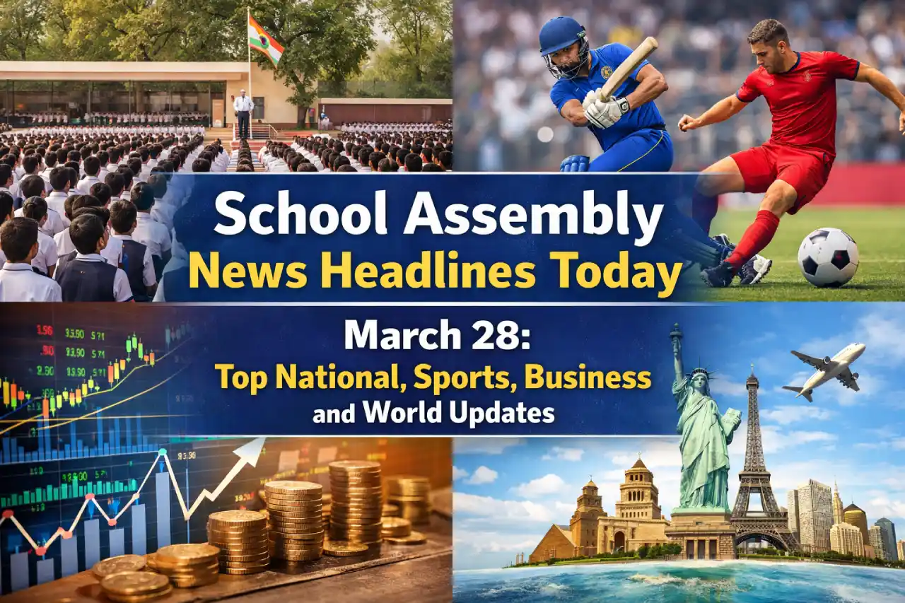 School Assembly News Headlines Today March 28: Top National, Sports, Business and World Updates