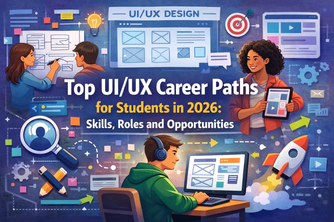 Top UI/UX Career Paths for Students in 2026: Skills, Roles and Opportunities