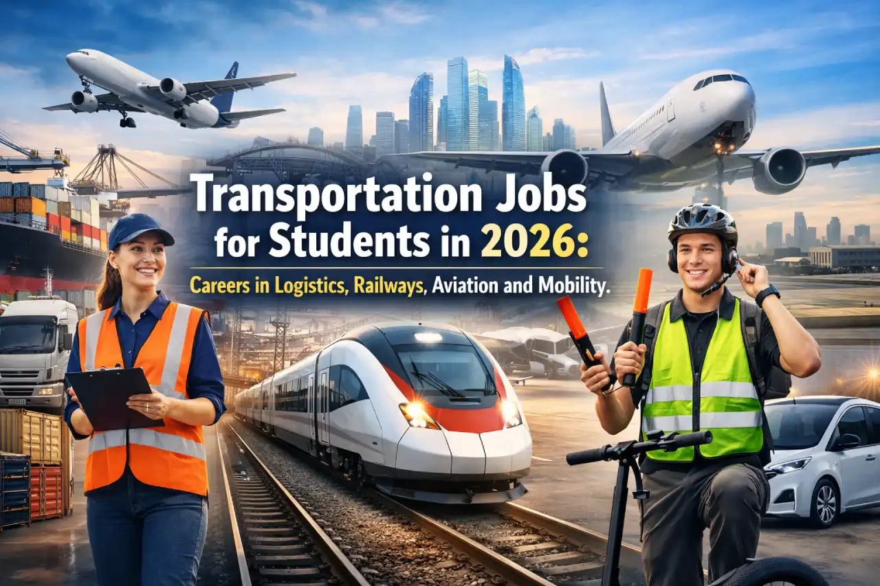 Transportation Jobs for Students in 2026: Careers in Logistics, Railways, Aviation and Mobility
