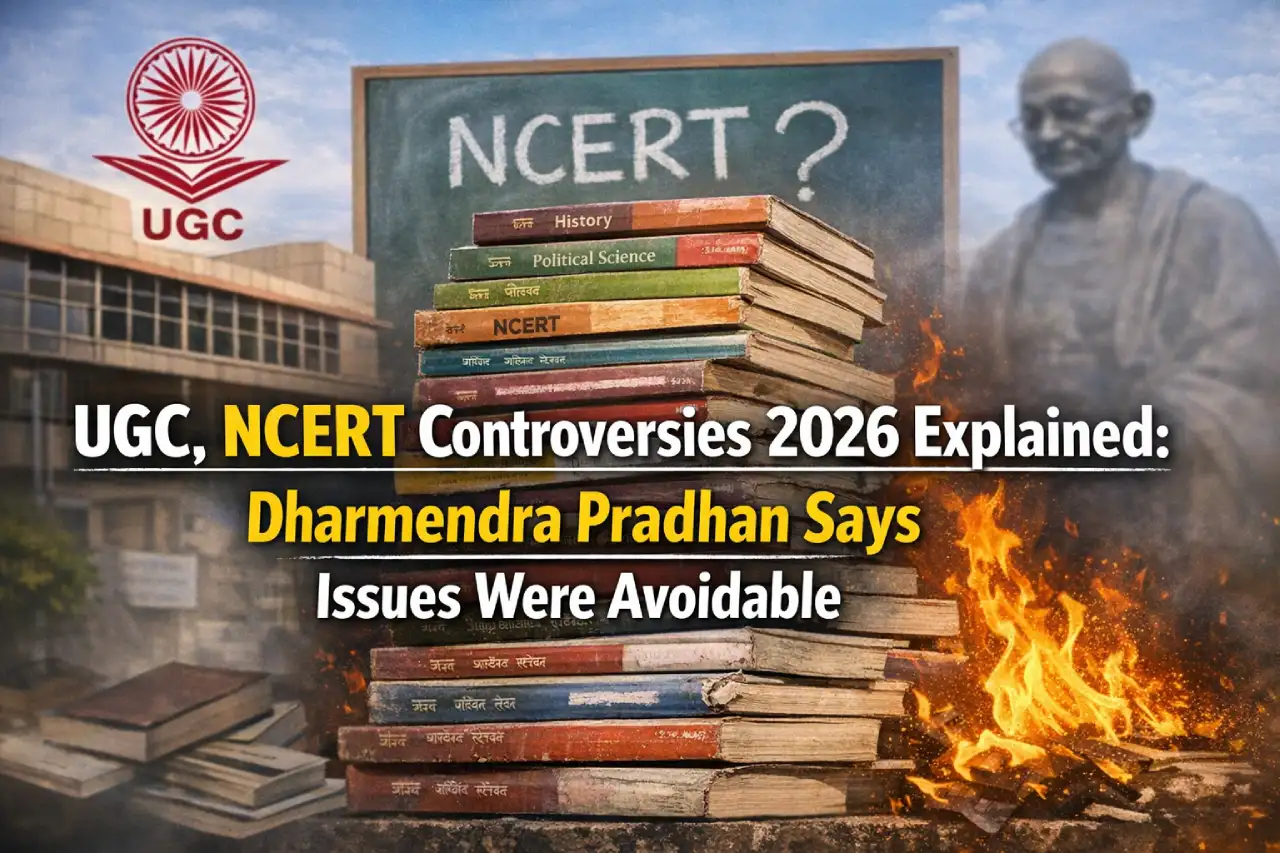 UGC, NCERT Controversies 2026 Explained: Dharmendra Pradhan Says Issues Were Avoidable