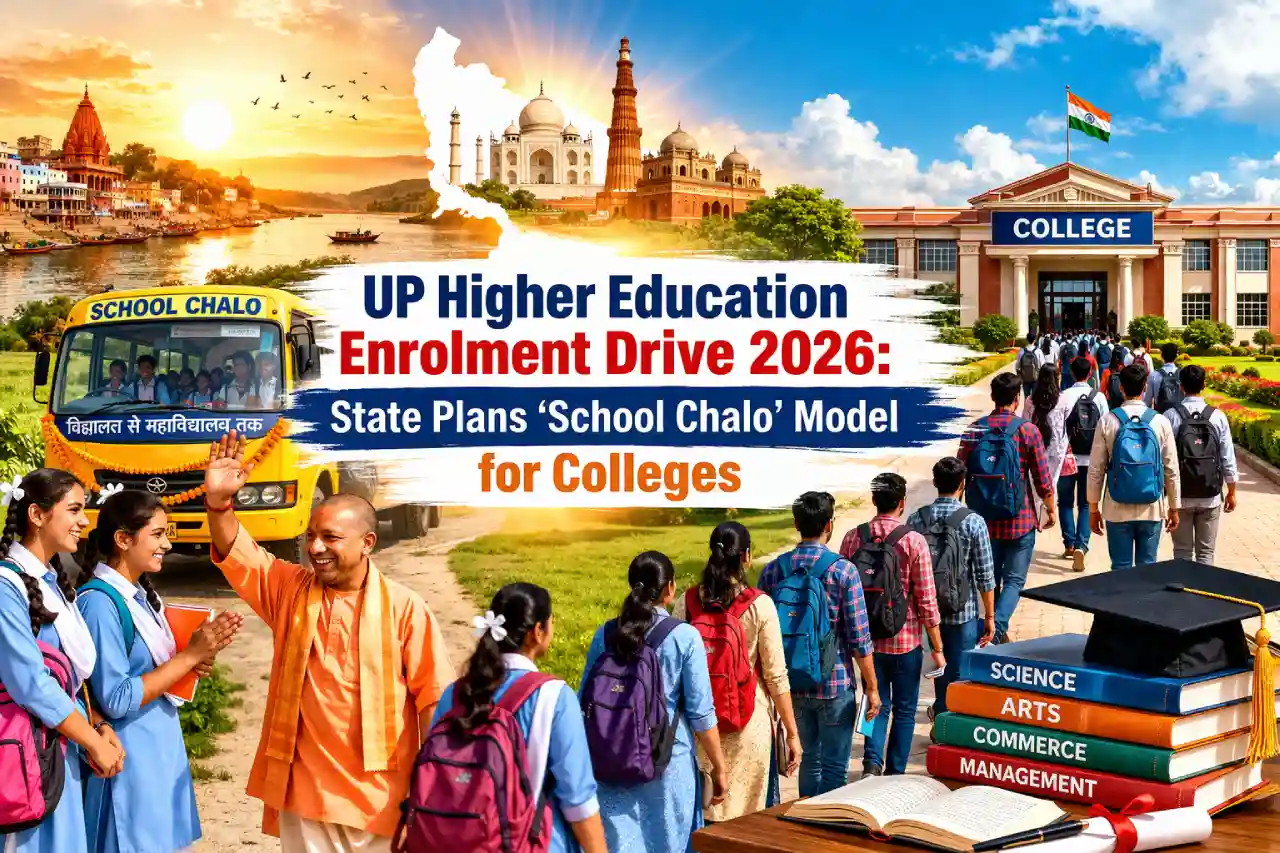 UP Higher Education Enrolment Drive 2026: State Plans ‘School Chalo’ Model for Colleges