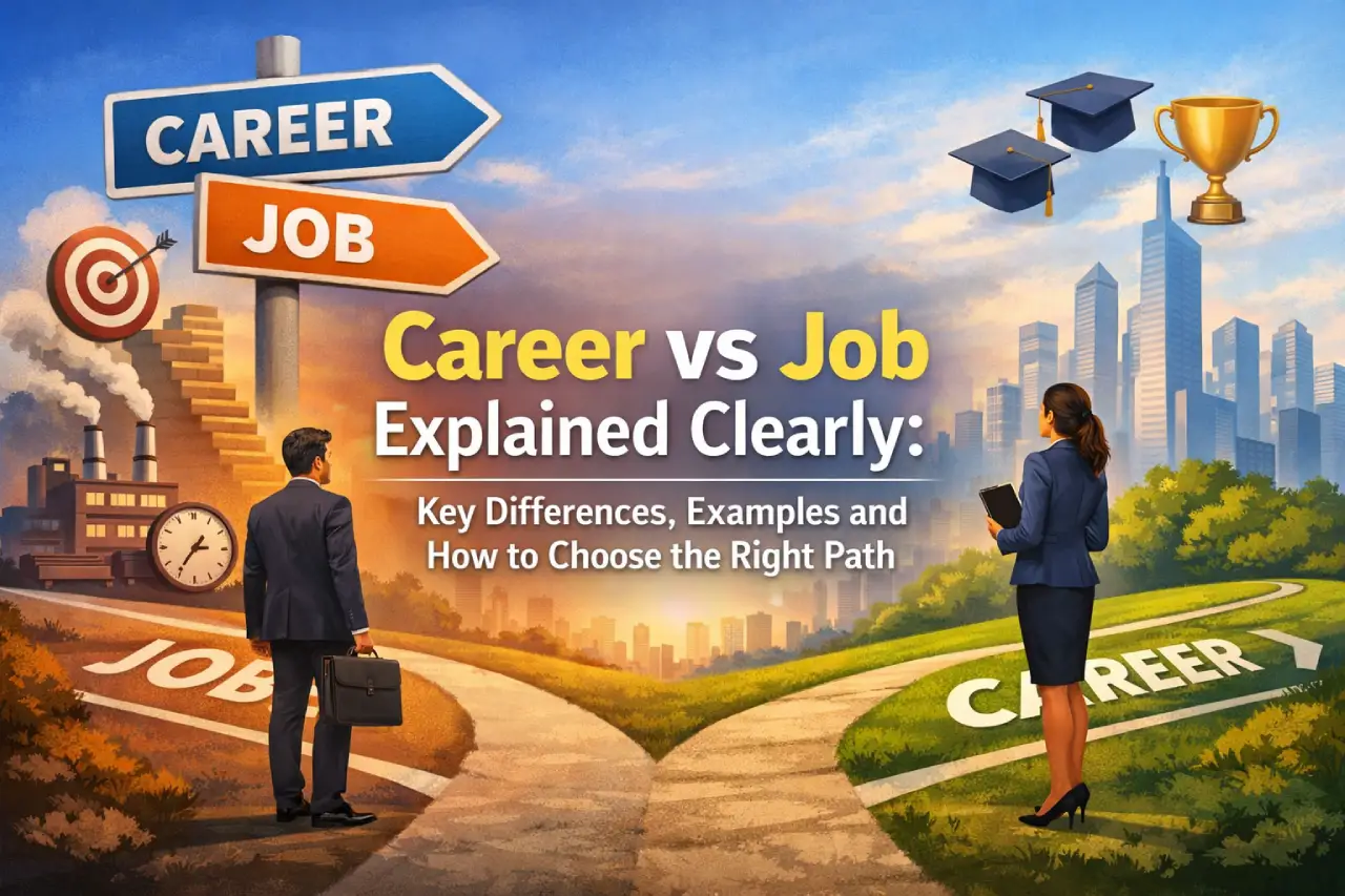 Career vs Job Explained Clearly: Key Differences, Examples and How to Choose the Right Path