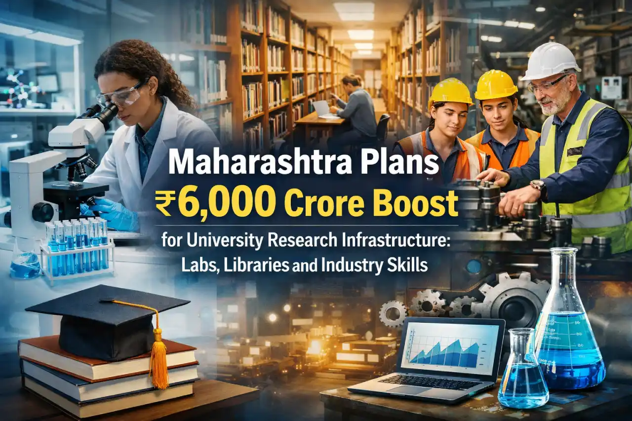 Maharashtra Plans ₹6,000 Crore Boost for University Research Infrastructure: Labs, Libraries and Industry Skills