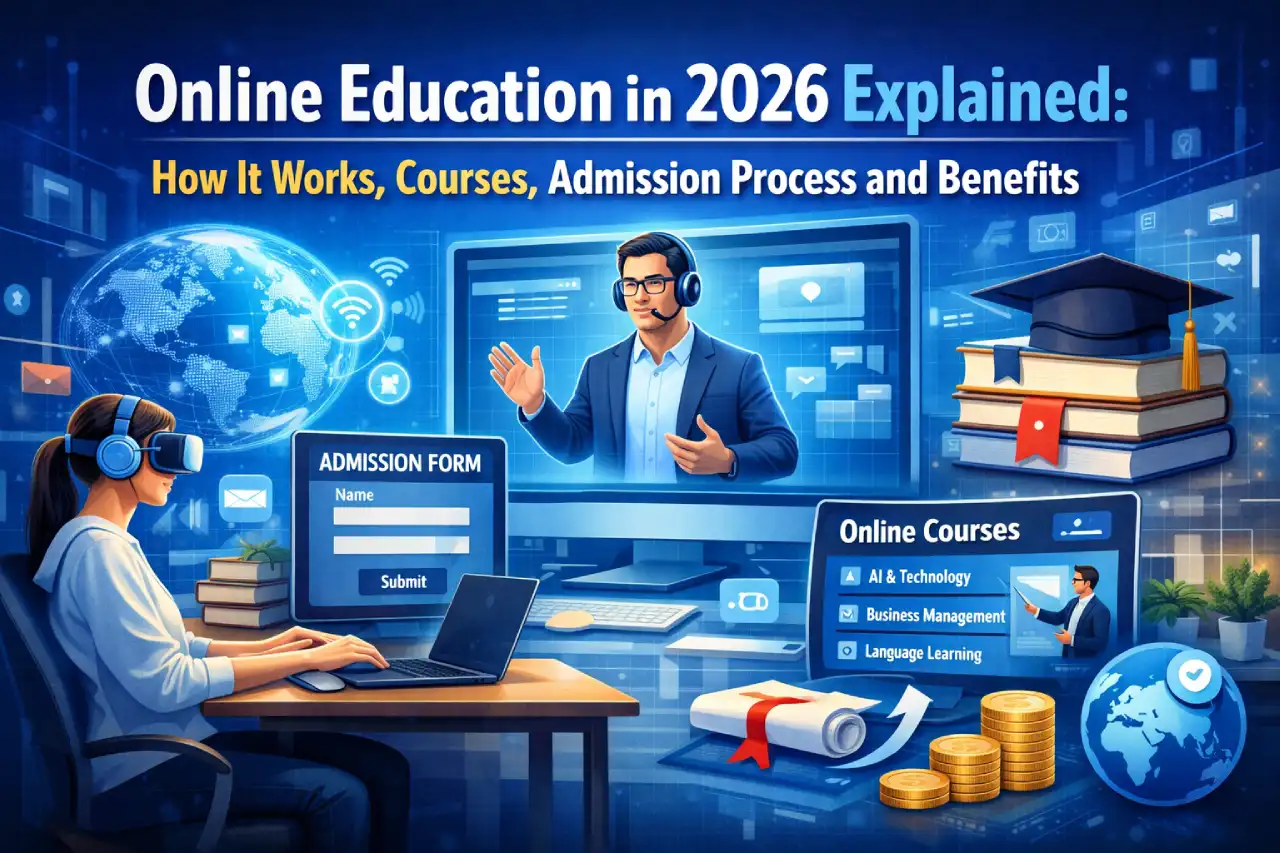 Online Education in 2026 Explained: How It Works, Courses, Admission Process and Benefits